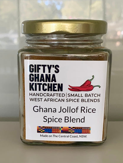 JOLLOF RICE SPICE BLEND- Piquant seasoned rice dish Gifty's Ghana Kitchen