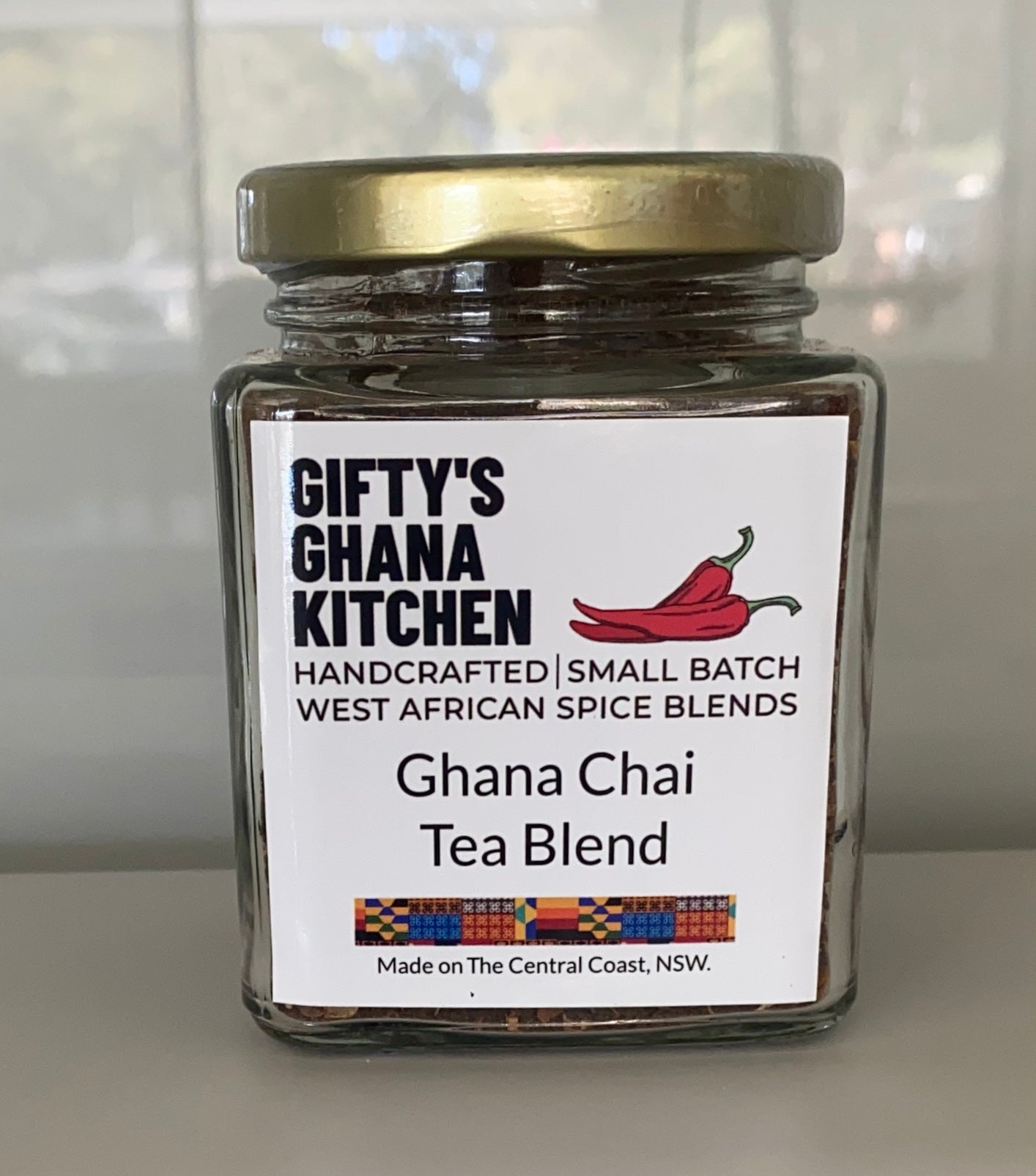 Ghana Chai Tea Blend - Handcrafted aromatic tea blend with native African Pepper (grains of Selim) Gifty's Ghana Kitchen