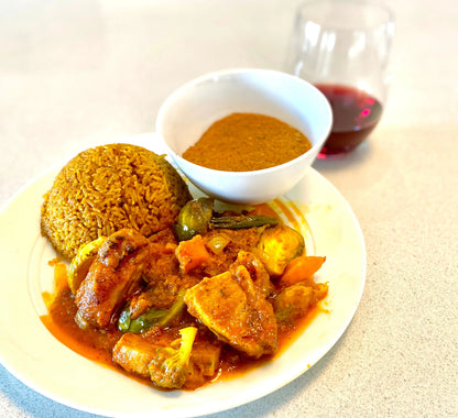 JOLLOF RICE SPICE BLEND- Piquant seasoned rice dish Gifty's Ghana Kitchen